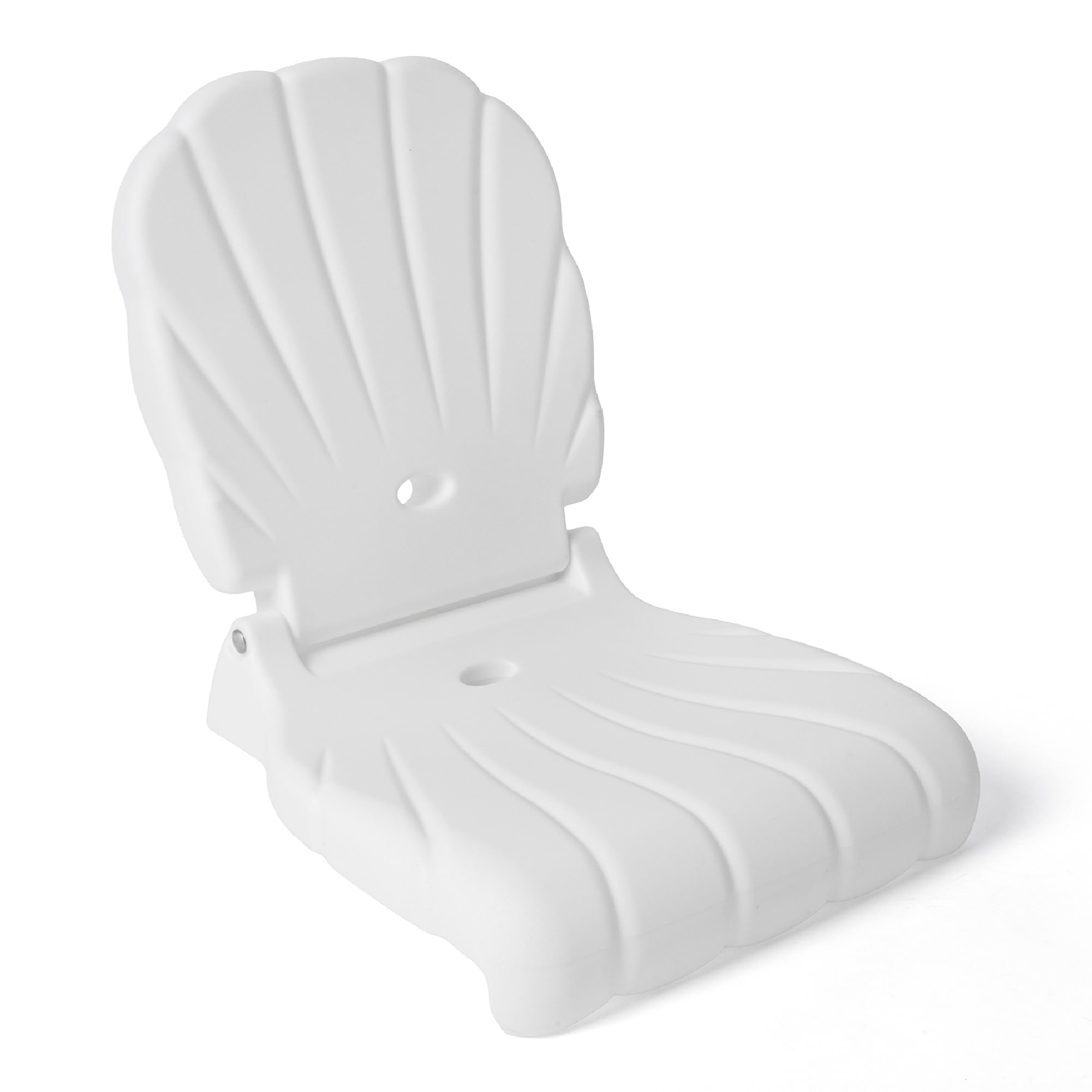 Step2 Kids Shell Flip Seat 2 Pack, Portable Outdoor Chair for Poolside, Camping, Beach, Stadium, Providing Back Support, Made of UV20 Durable Plastic, Mint