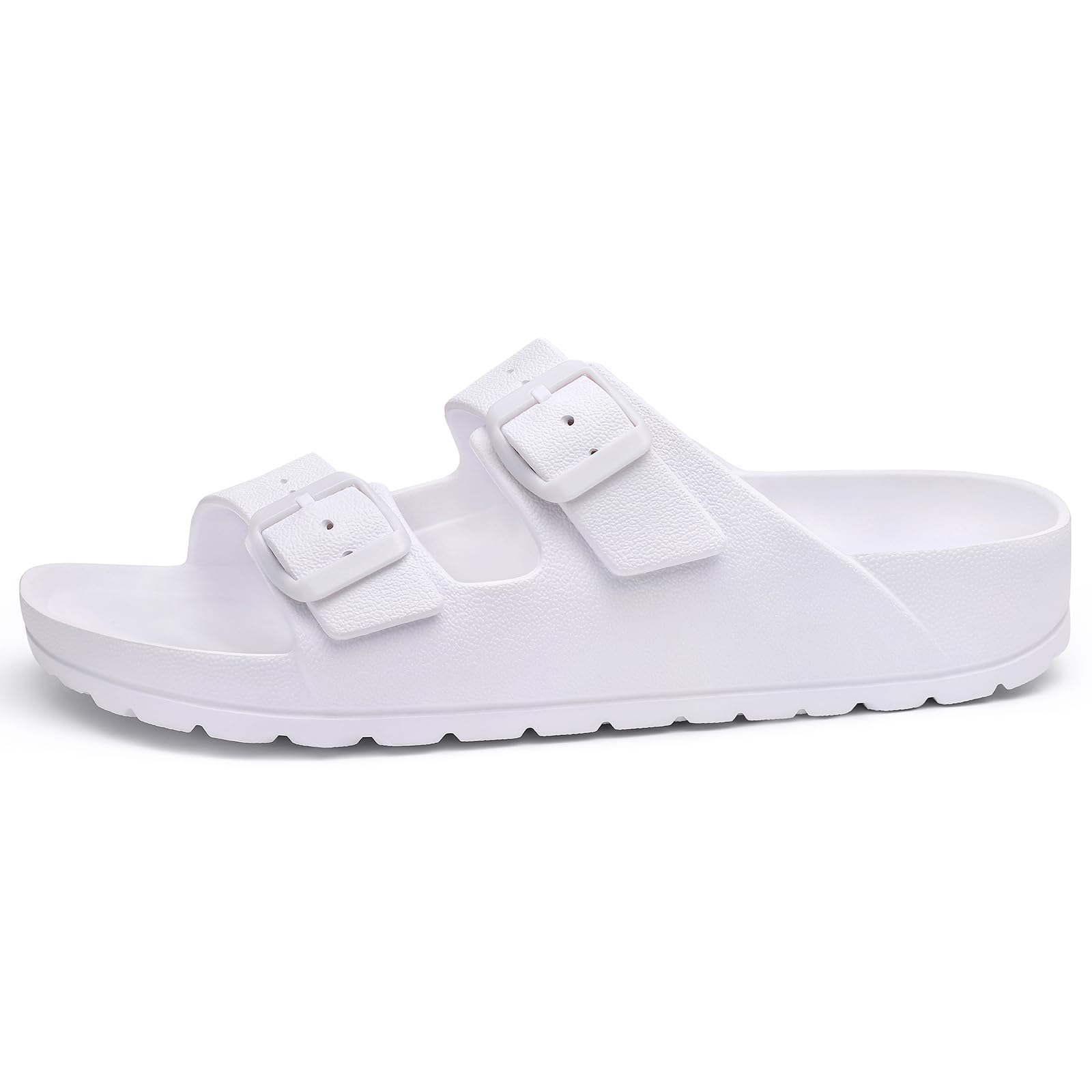 KIDMI Women's Comfortable EVA Sandals with Medium Arch Support, Adjustable Buckle Summer Beach Slide Sandal