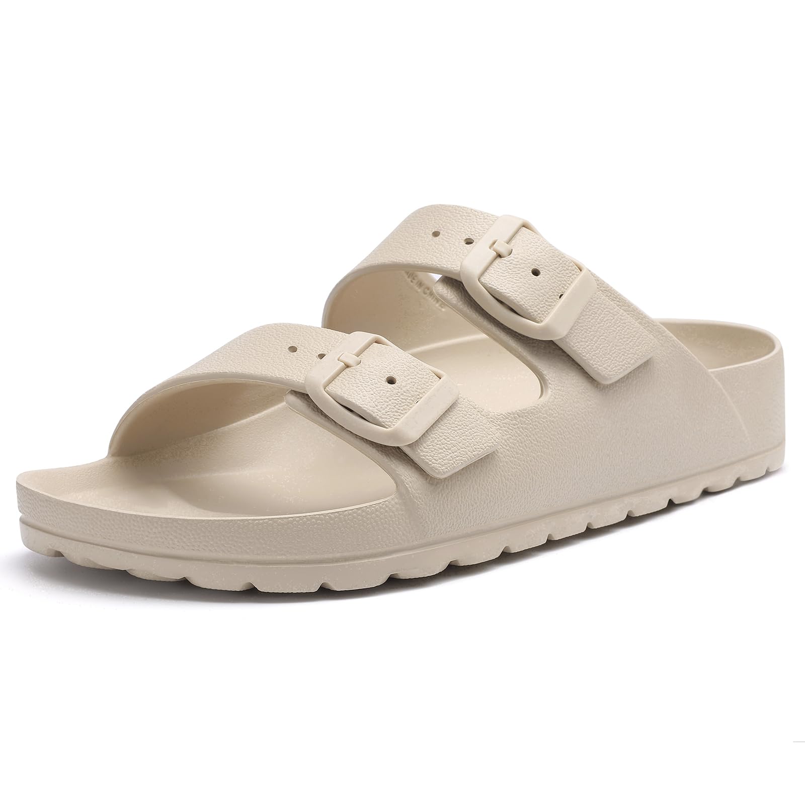 KIDMI Women's Comfortable EVA Sandals with Medium Arch Support, Adjustable Buckle Summer Beach Slide Sandal