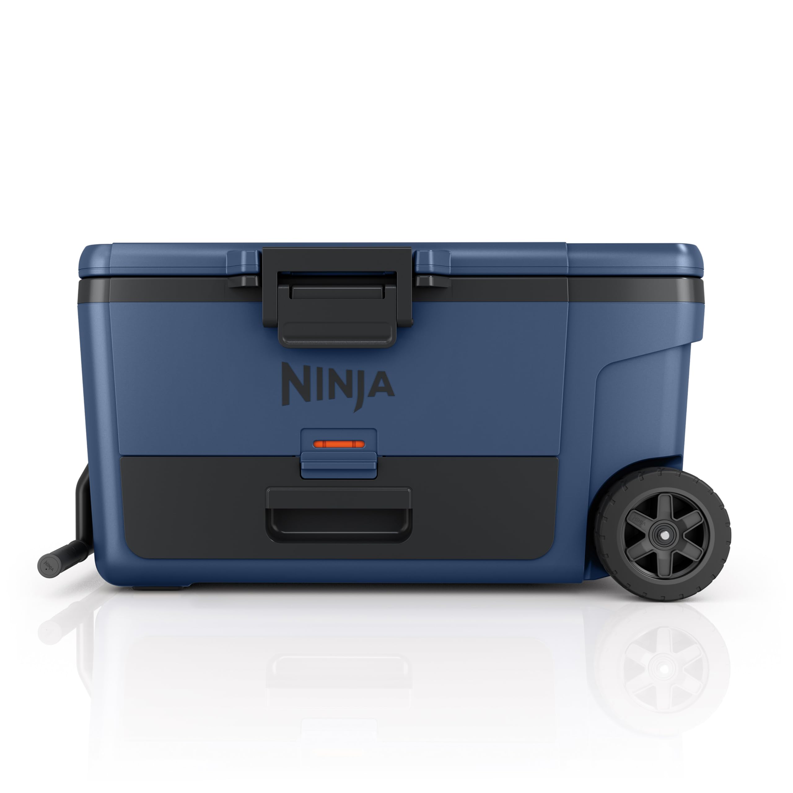 Ninja | Cooler | FrostVault 45QT Cooler with Wheels | Insulated with Temp Dry Storage Drawer | Keeps Ice Cold for Days | for the Beach, Camping, Picnics & More | Cloud White | FB245WH
