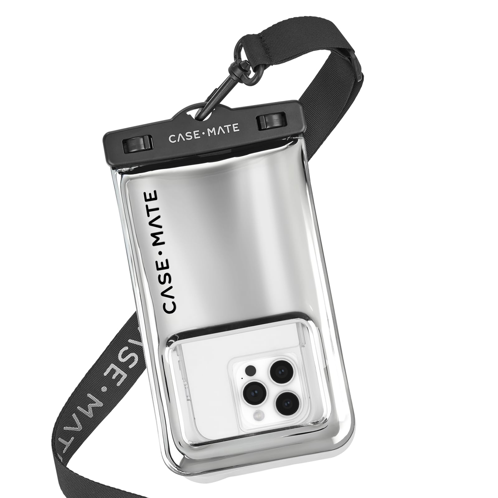 Case-Mate IP68 Waterproof Phone Pouch - Floating Waterproof Phone Case w/Crossbody Lanyard - Beach Cruise Ship Travel Essentials - Compatible with All Devices - Touchscreen Friendly - Purple Paradise