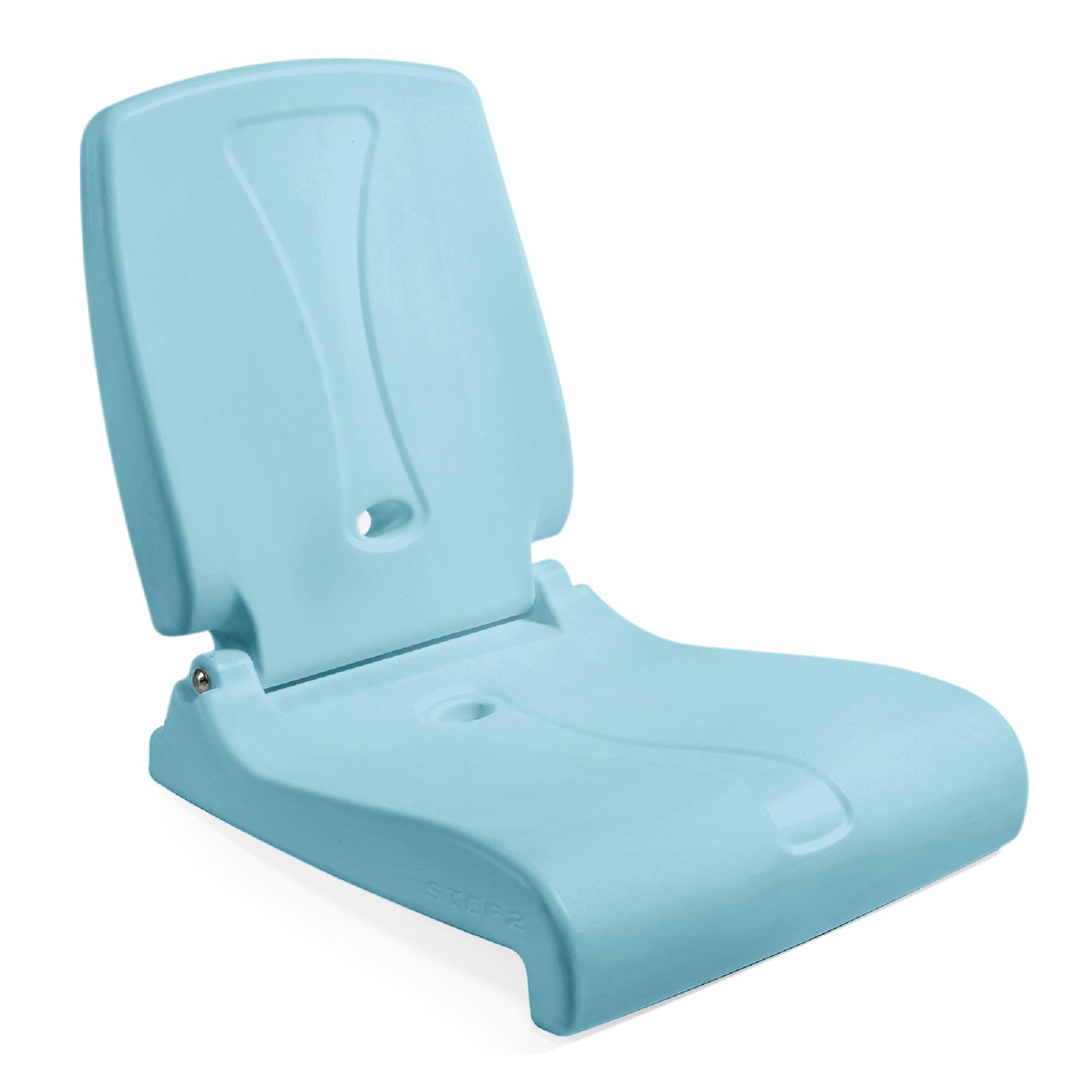 Step2 Kids Shell Flip Seat 2 Pack, Portable Outdoor Chair for Poolside, Camping, Beach, Stadium, Providing Back Support, Made of UV20 Durable Plastic, Mint