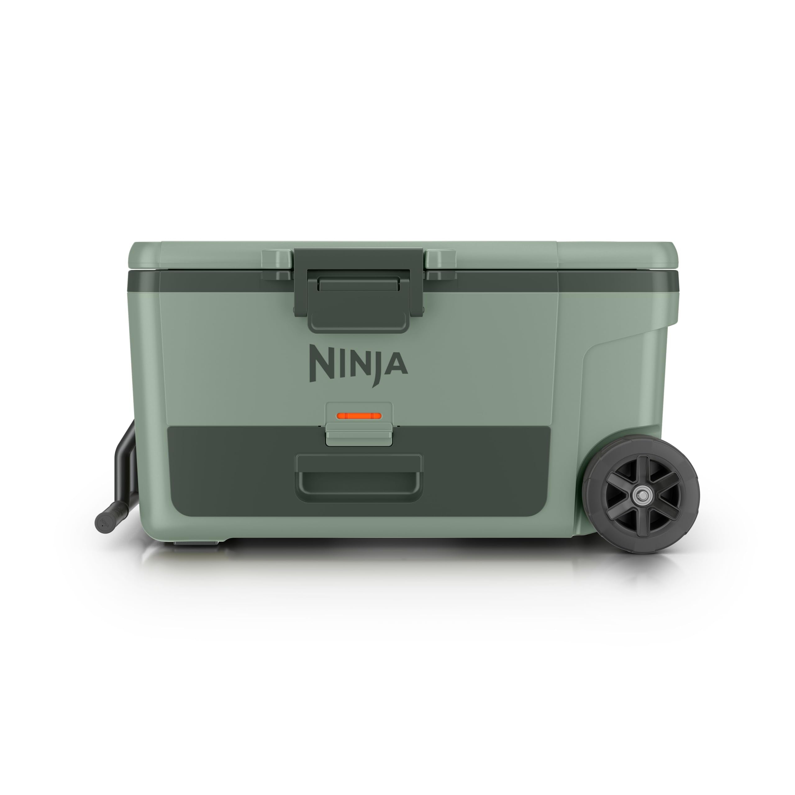 Ninja | Cooler | FrostVault 45QT Cooler with Wheels | Insulated with Temp Dry Storage Drawer | Keeps Ice Cold for Days | for the Beach, Camping, Picnics & More | Cloud White | FB245WH