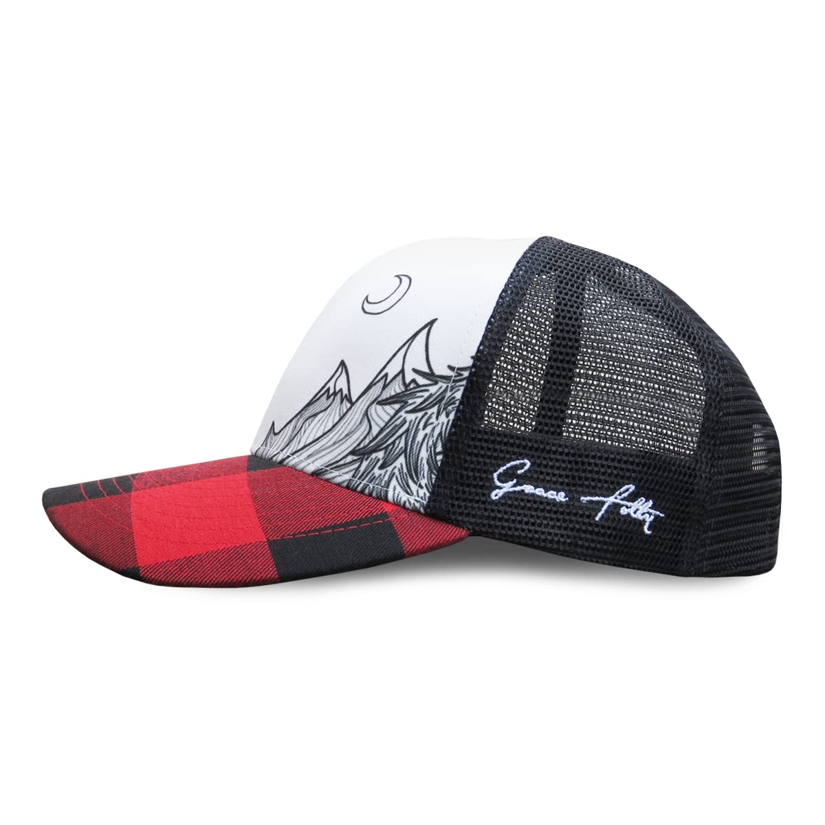 Grace Folly Beach Trucker Hats for Women- Snapback Baseball Cap for Summer