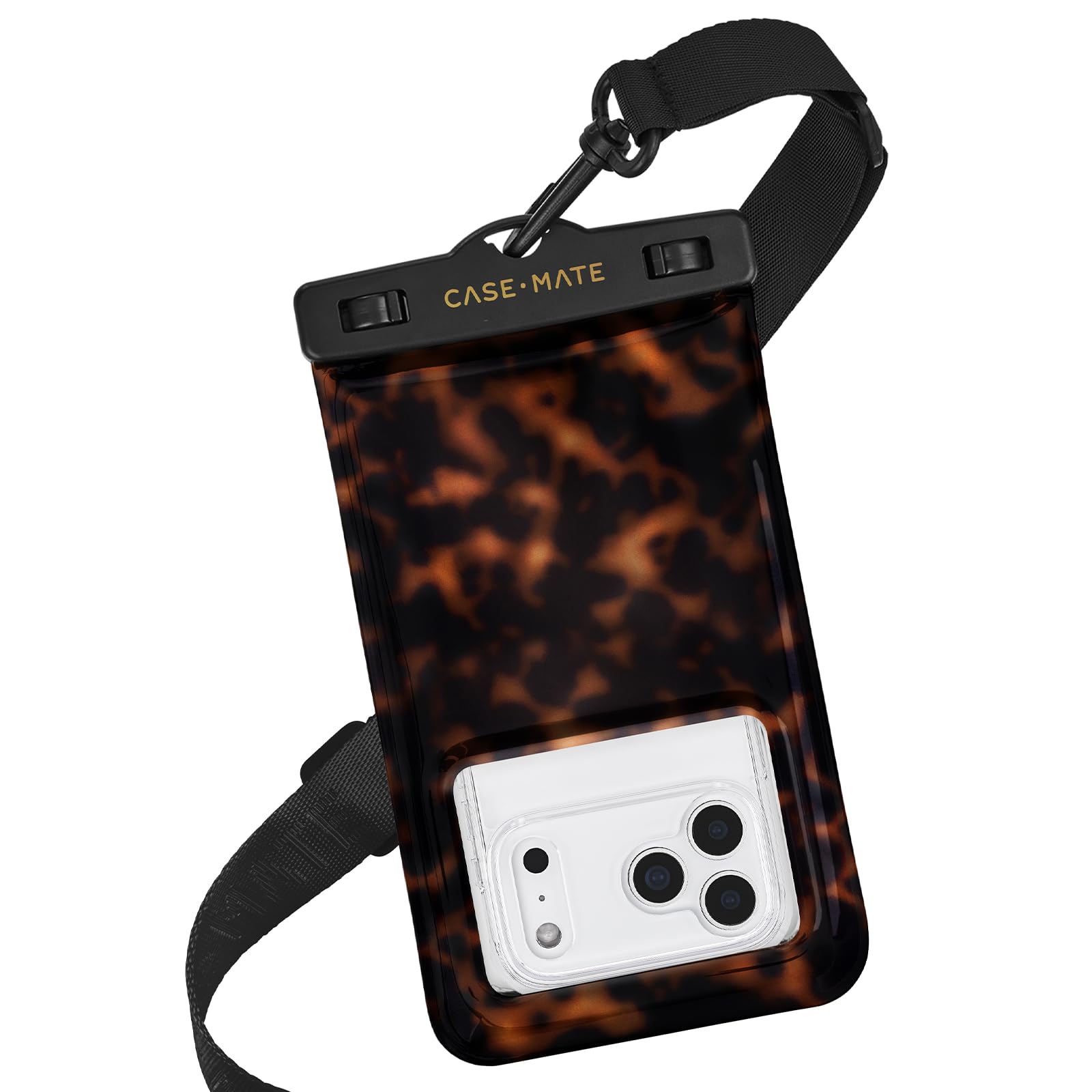 Case-Mate IP68 Waterproof Phone Pouch - Floating Waterproof Phone Case w/Crossbody Lanyard - Beach Cruise Ship Travel Essentials - Compatible with All Devices - Touchscreen Friendly - Purple Paradise