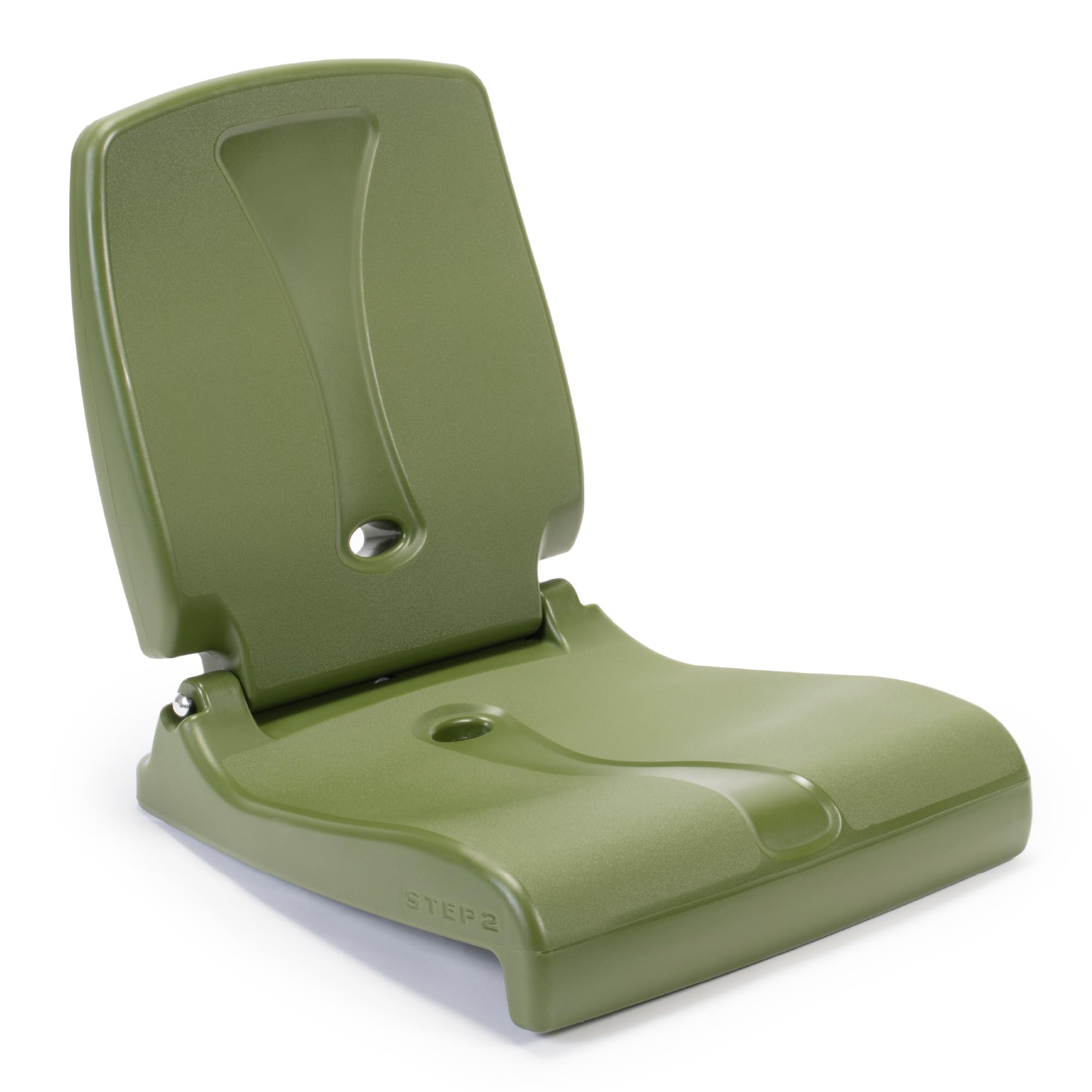 Step2 Kids Shell Flip Seat 2 Pack, Portable Outdoor Chair for Poolside, Camping, Beach, Stadium, Providing Back Support, Made of UV20 Durable Plastic, Mint