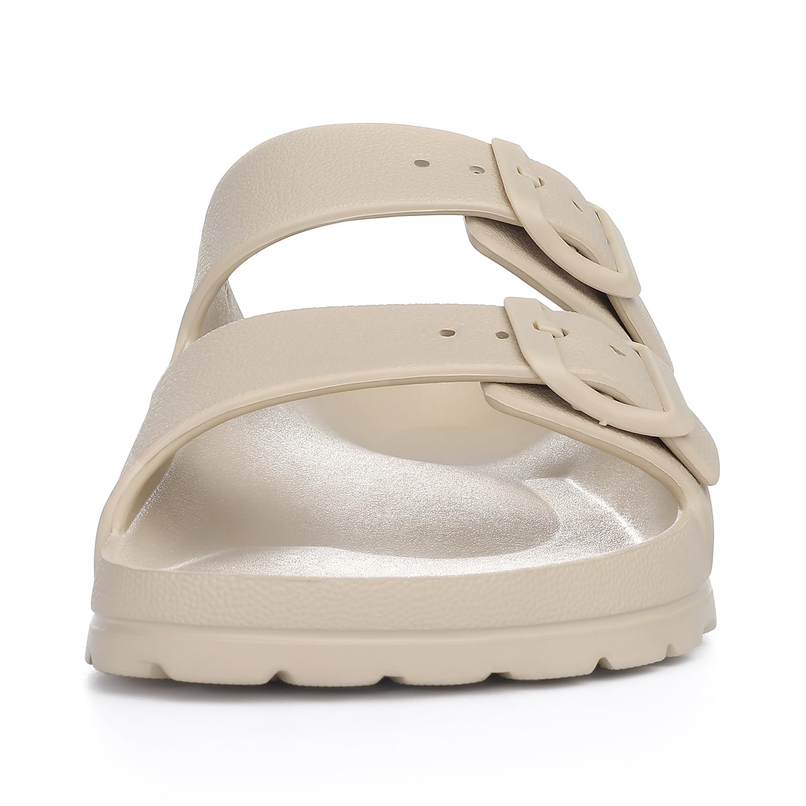 KIDMI Women's Comfortable EVA Sandals with Medium Arch Support, Adjustable Buckle Summer Beach Slide Sandal