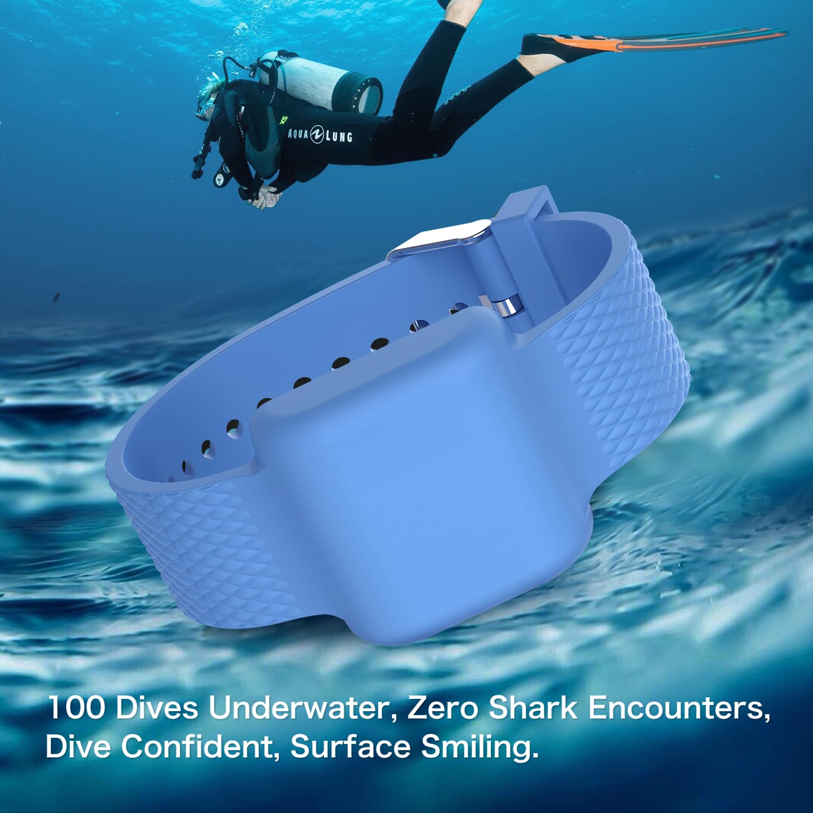 Magnetic Shark Deterrent Bracelet - Anti-Shark Repellent Band for Surfing, Scuba Diving, Snorkeling & Swimming | Portable Water Sports Safety Device for Adults & Kids