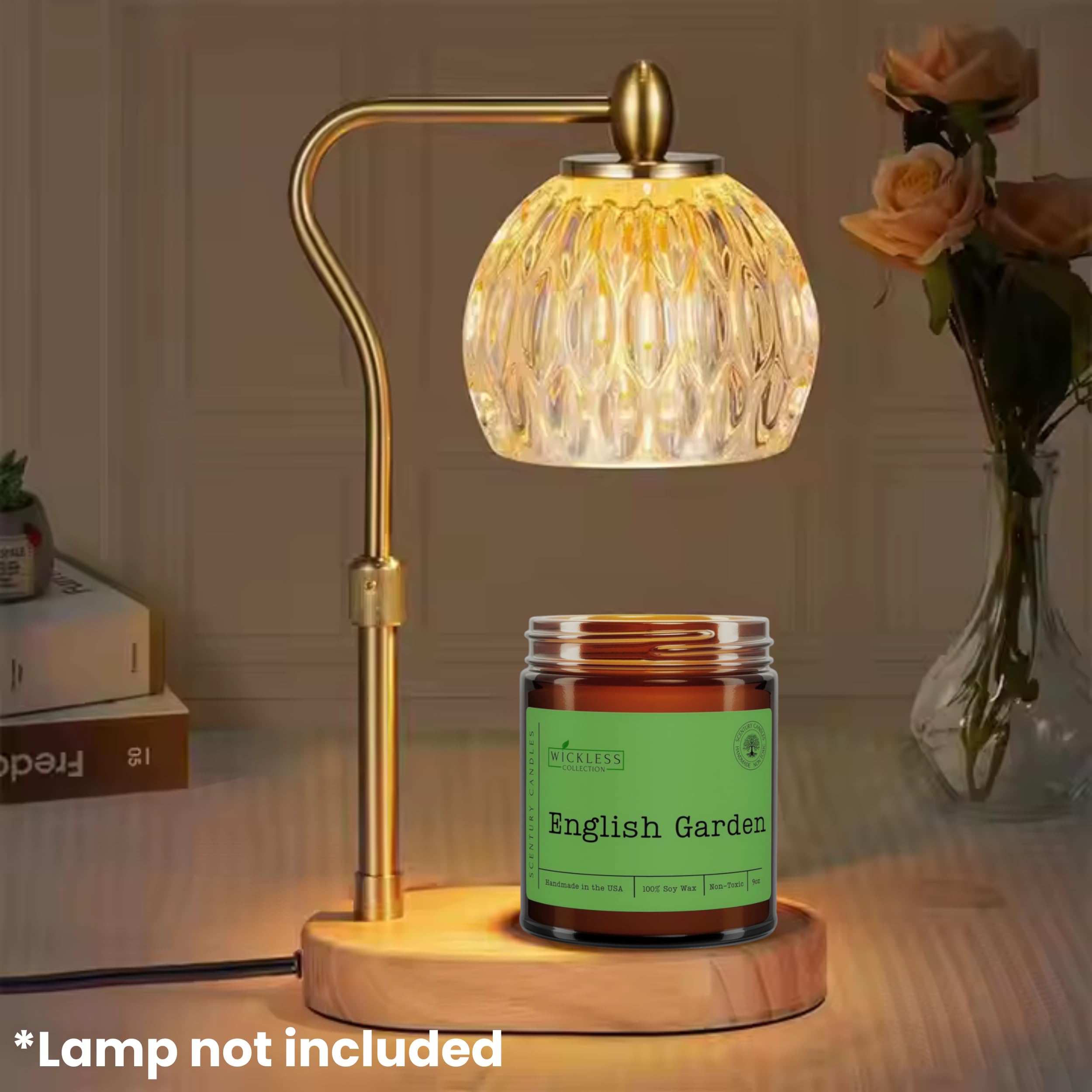 Wickless Cactus Blossom Scented Candles for Candle Warmer Lamp, Many Scents to Choose, 100% Non-Toxic Soy Wax, Scented Candle Melts for Warming Plate, Handmade in The USA (Aloha)