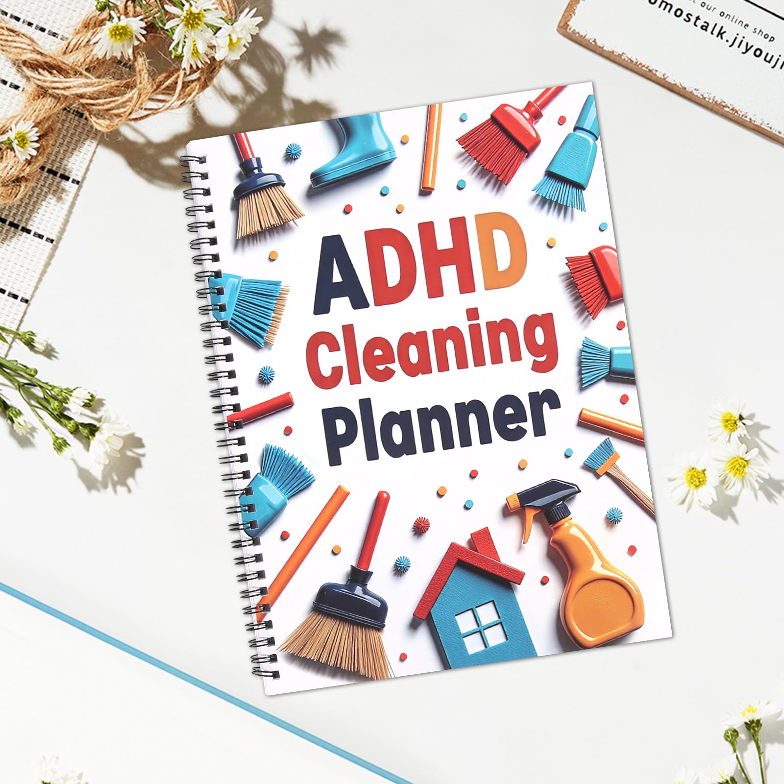 Adhd Cleaning Planner for Adults and Teens Adhd Cleaning and Organizing Planner Cleaning Schedule and Checklist Notebook List Daily Weekly Monthly for Home Chore Chart Adhd Daily Planner