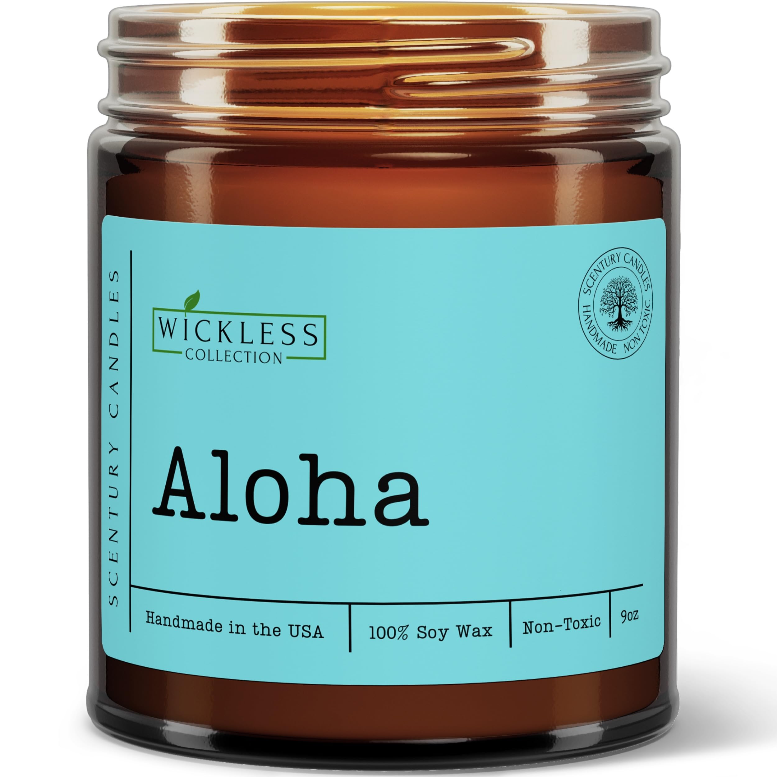 Wickless Cactus Blossom Scented Candles for Candle Warmer Lamp, Many Scents to Choose, 100% Non-Toxic Soy Wax, Scented Candle Melts for Warming Plate, Handmade in The USA (Aloha)