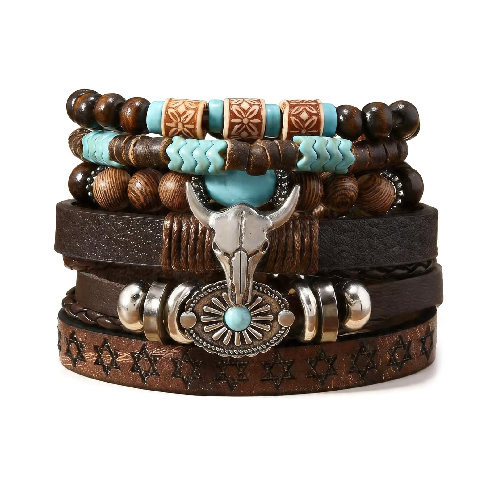 Navajo Pearls Jewelry Turquoise Western Bracelets Boho Native Jewelry Beaded Bracelet Stack for Summer Clothes Country Concert Outfits