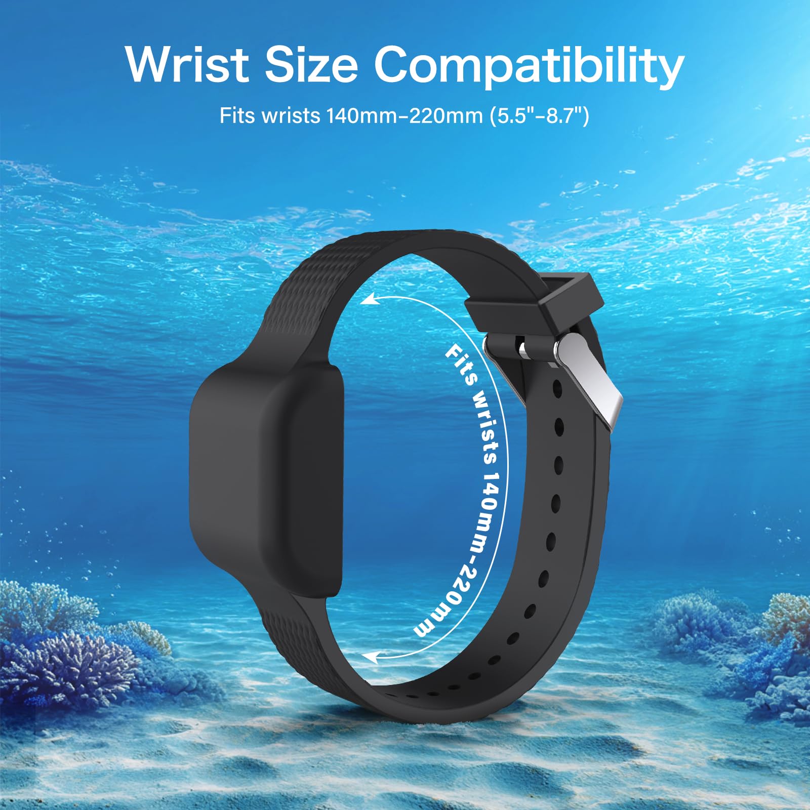 Magnetic Shark Deterrent Bracelet - Anti-Shark Repellent Band for Surfing, Scuba Diving, Snorkeling & Swimming | Portable Water Sports Safety Device for Adults & Kids