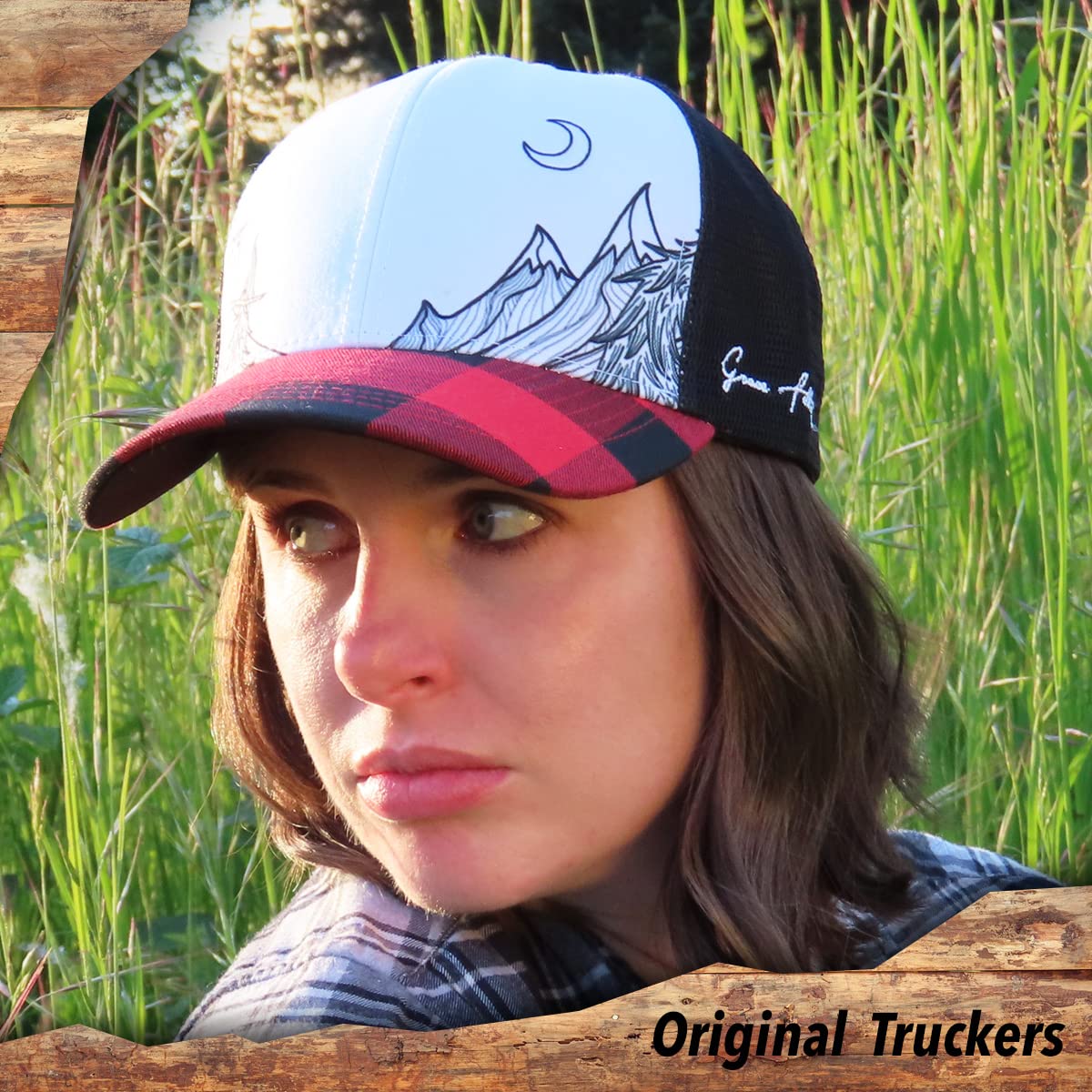 Grace Folly Beach Trucker Hats for Women- Snapback Baseball Cap for Summer
