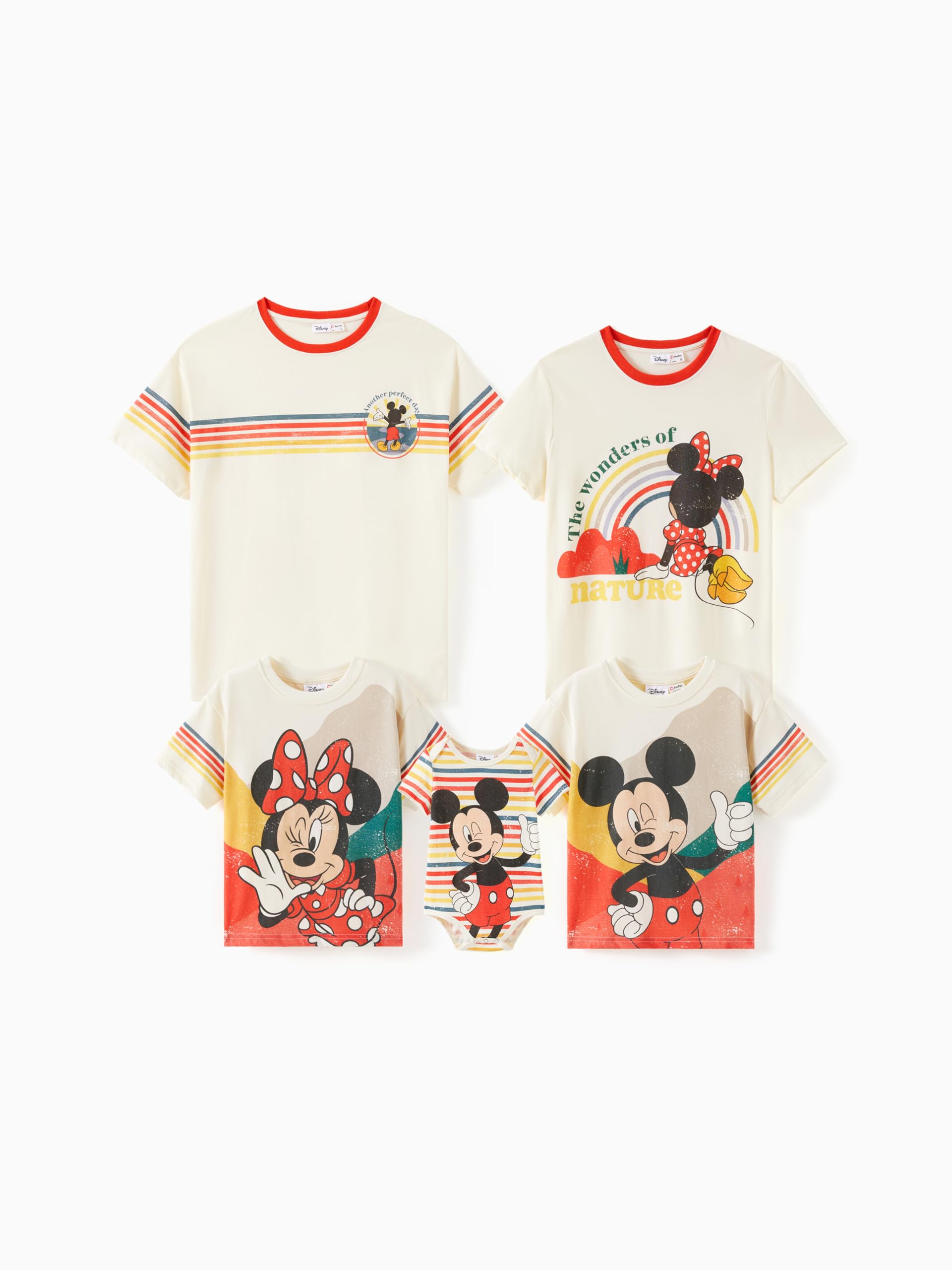 Disney Mickey and Friends Family Matching Classic T-Shirt Personalized Family Outfit