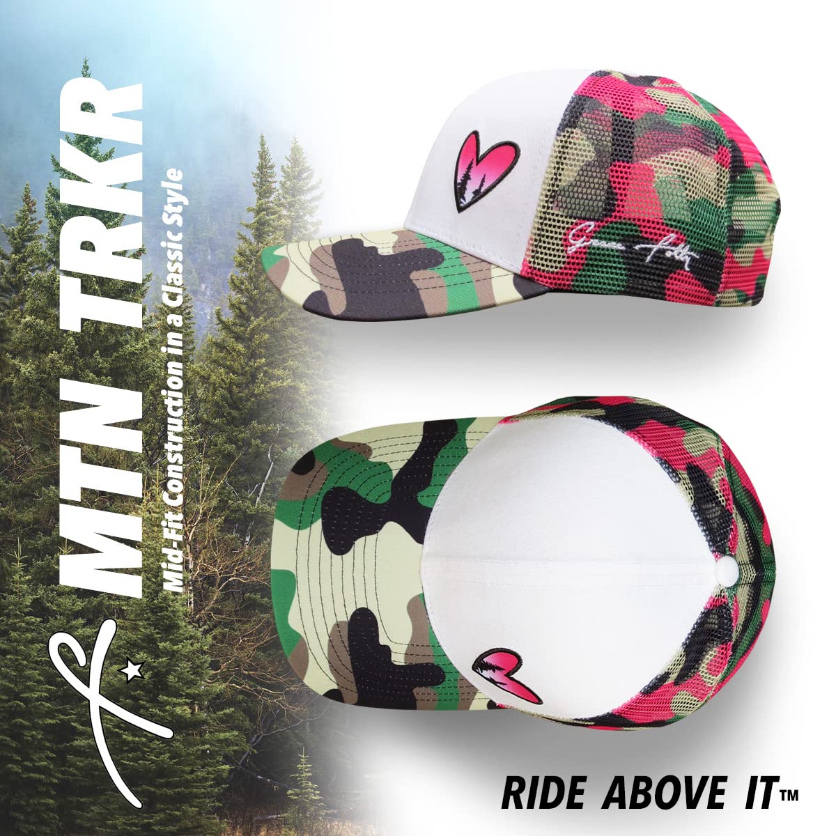 Grace Folly Beach Trucker Hats for Women- Snapback Baseball Cap for Summer