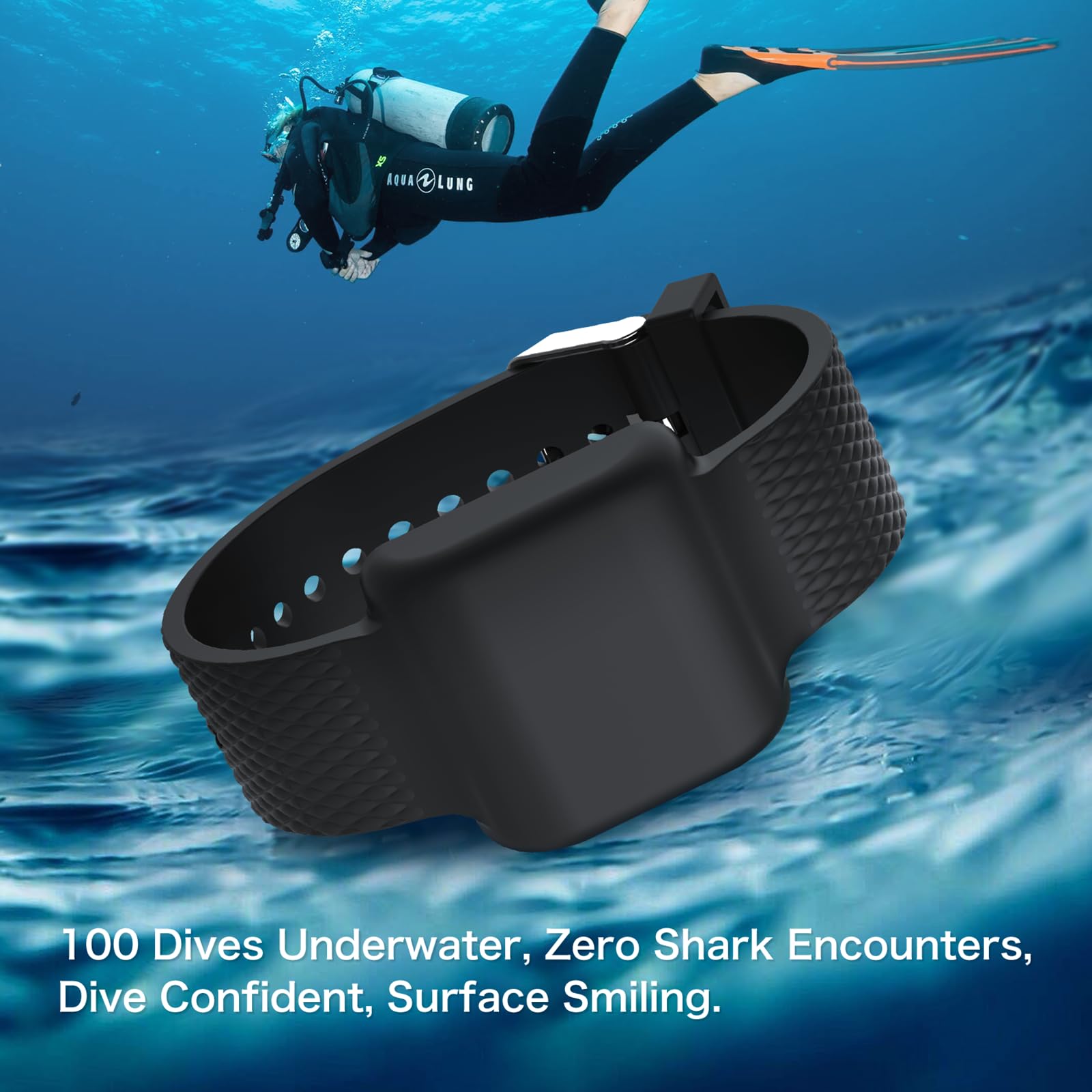 Magnetic Shark Deterrent Bracelet - Anti-Shark Repellent Band for Surfing, Scuba Diving, Snorkeling & Swimming | Portable Water Sports Safety Device for Adults & Kids