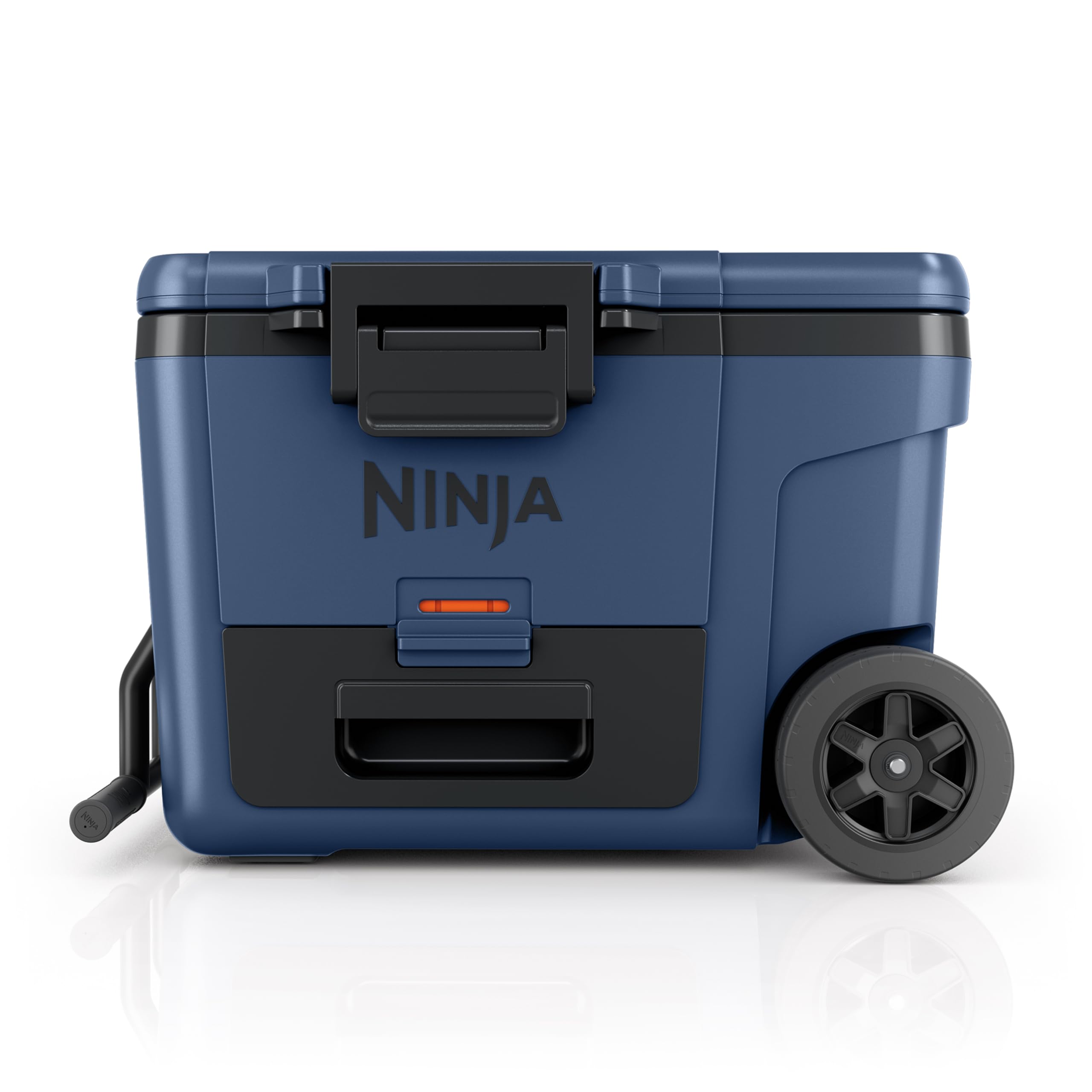 Ninja | Cooler | FrostVault 45QT Cooler with Wheels | Insulated with Temp Dry Storage Drawer | Keeps Ice Cold for Days | for the Beach, Camping, Picnics & More | Cloud White | FB245WH