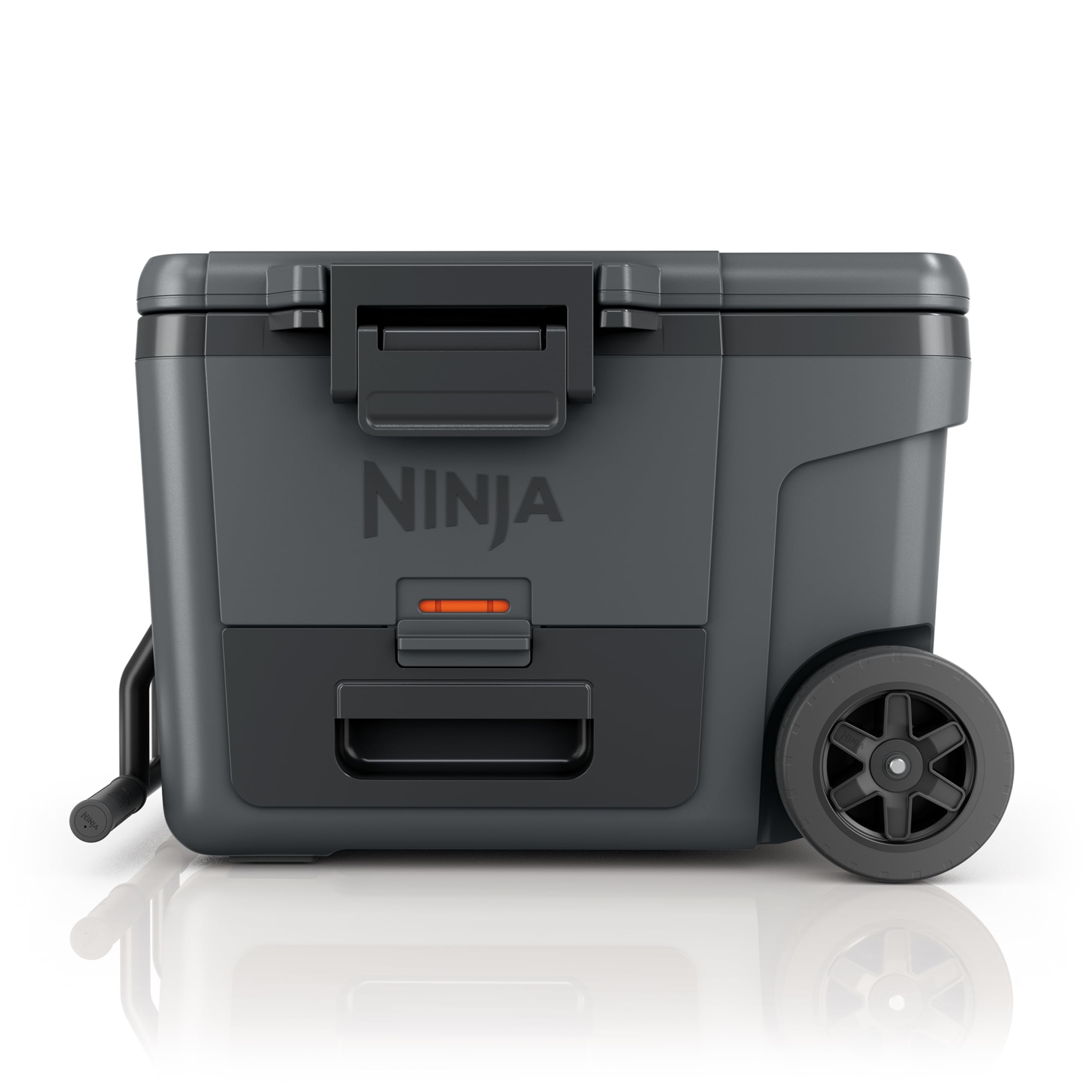 Ninja | Cooler | FrostVault 45QT Cooler with Wheels | Insulated with Temp Dry Storage Drawer | Keeps Ice Cold for Days | for the Beach, Camping, Picnics & More | Cloud White | FB245WH