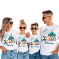 Custom 2026 Magic Family Vacation Matching T-Shirt, Personalized Magical Trip Shirts for Parents & Kids