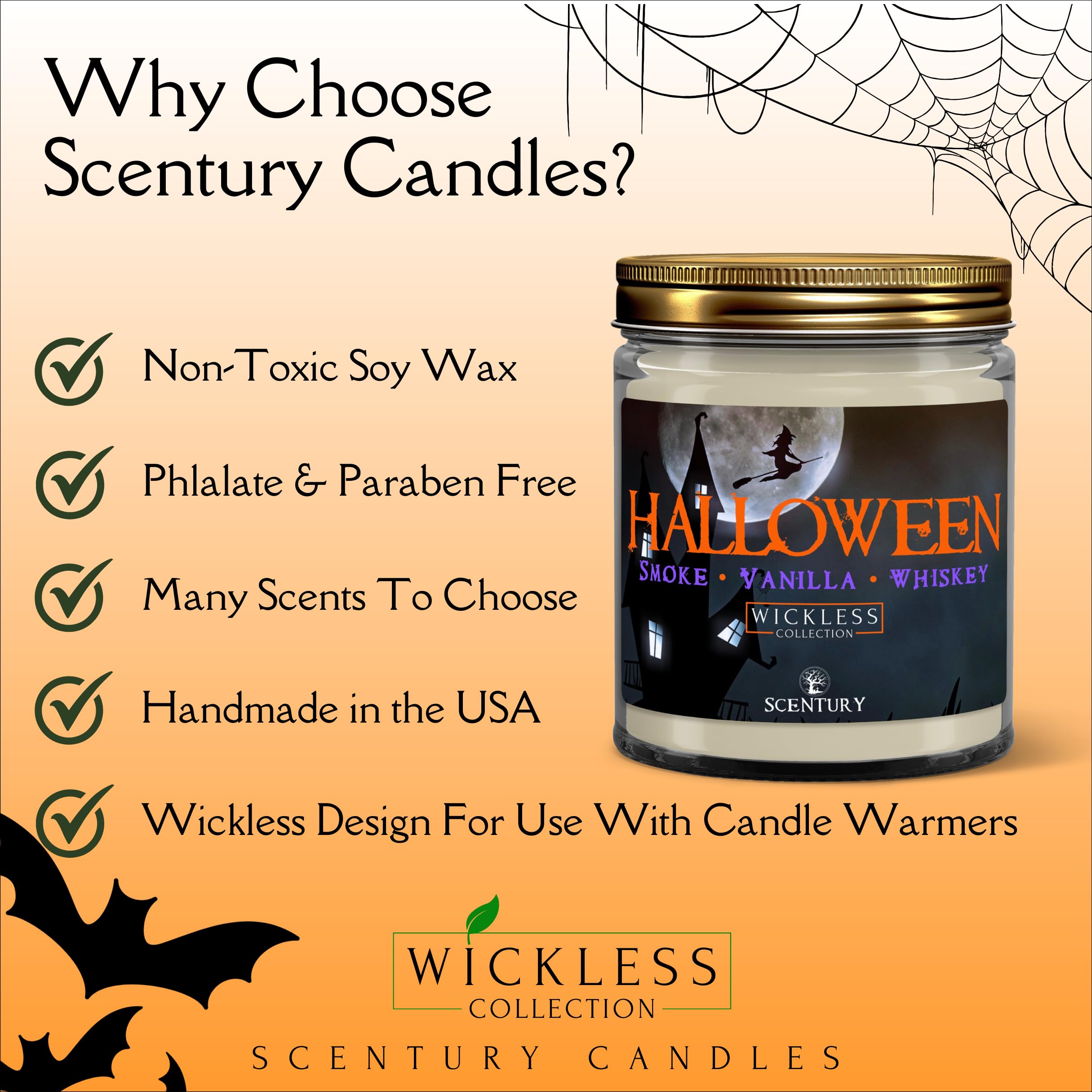 Wickless Cactus Blossom Scented Candles for Candle Warmer Lamp, Many Scents to Choose, 100% Non-Toxic Soy Wax, Scented Candle Melts for Warming Plate, Handmade in The USA (Aloha)