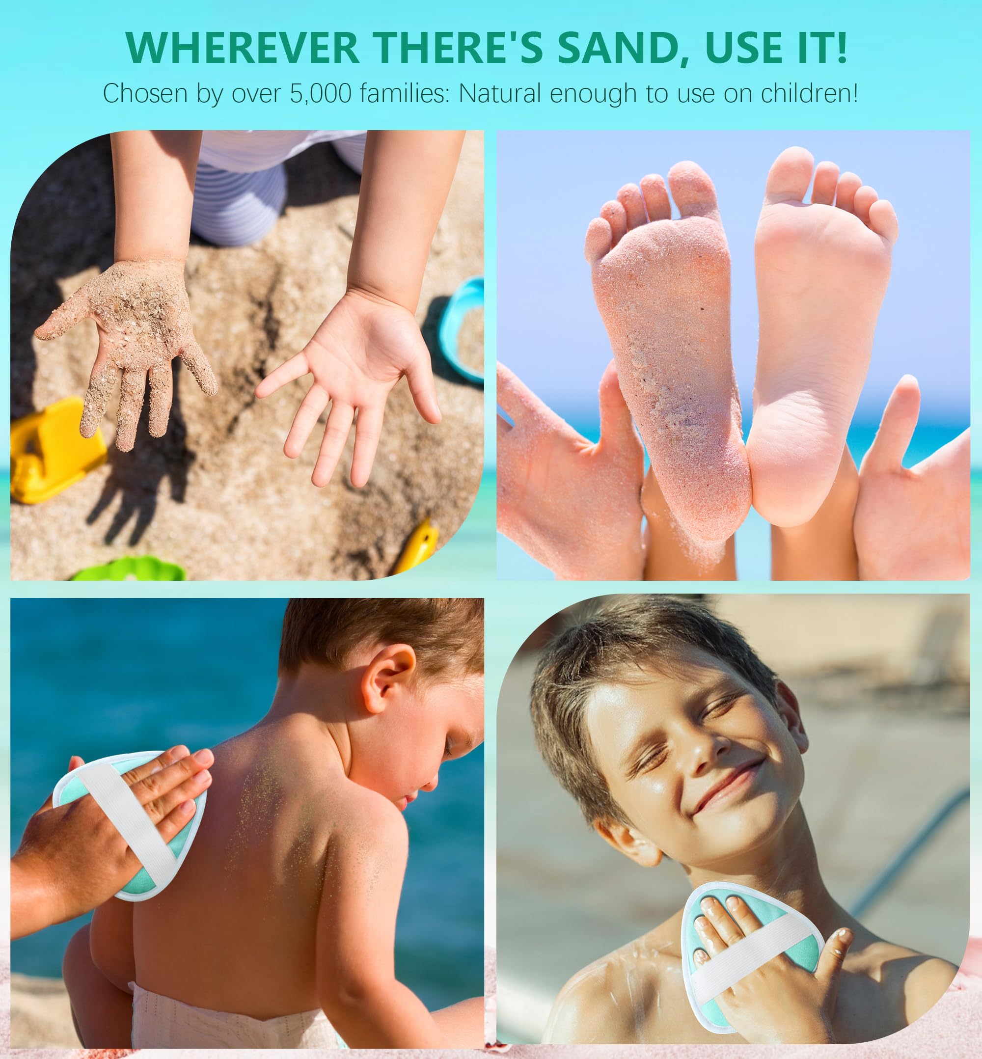 Triangle Sand Remover for Beach Sandproof Cleaner Eraser Wipe Off Mitt Duster Cup Holder Game Toy Cruise Ship Accessories Summer Vacation Must Have Hawaii Trip Essential Honeymoon Gift Family Towel