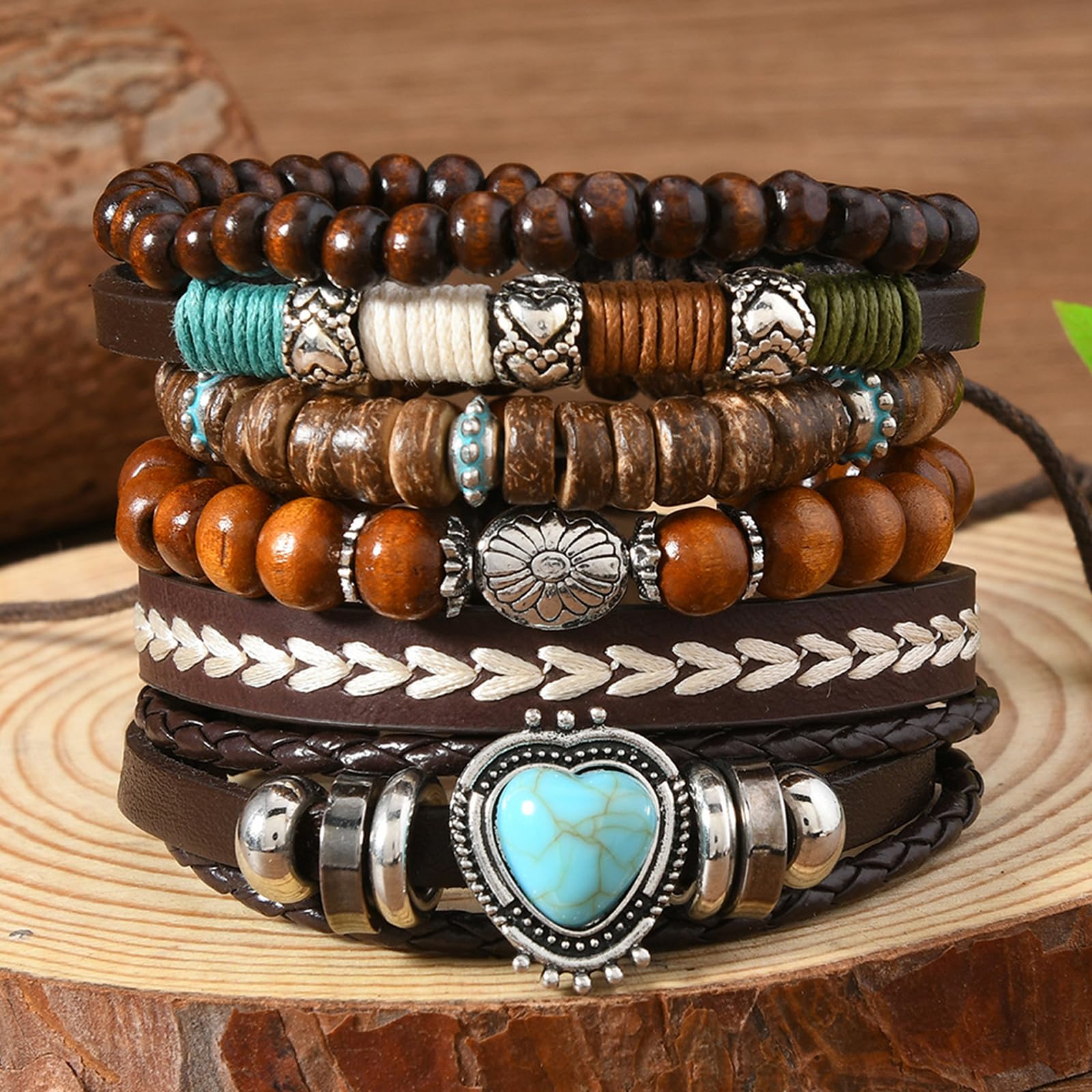 Navajo Pearls Jewelry Turquoise Western Bracelets Boho Native Jewelry Beaded Bracelet Stack for Summer Clothes Country Concert Outfits