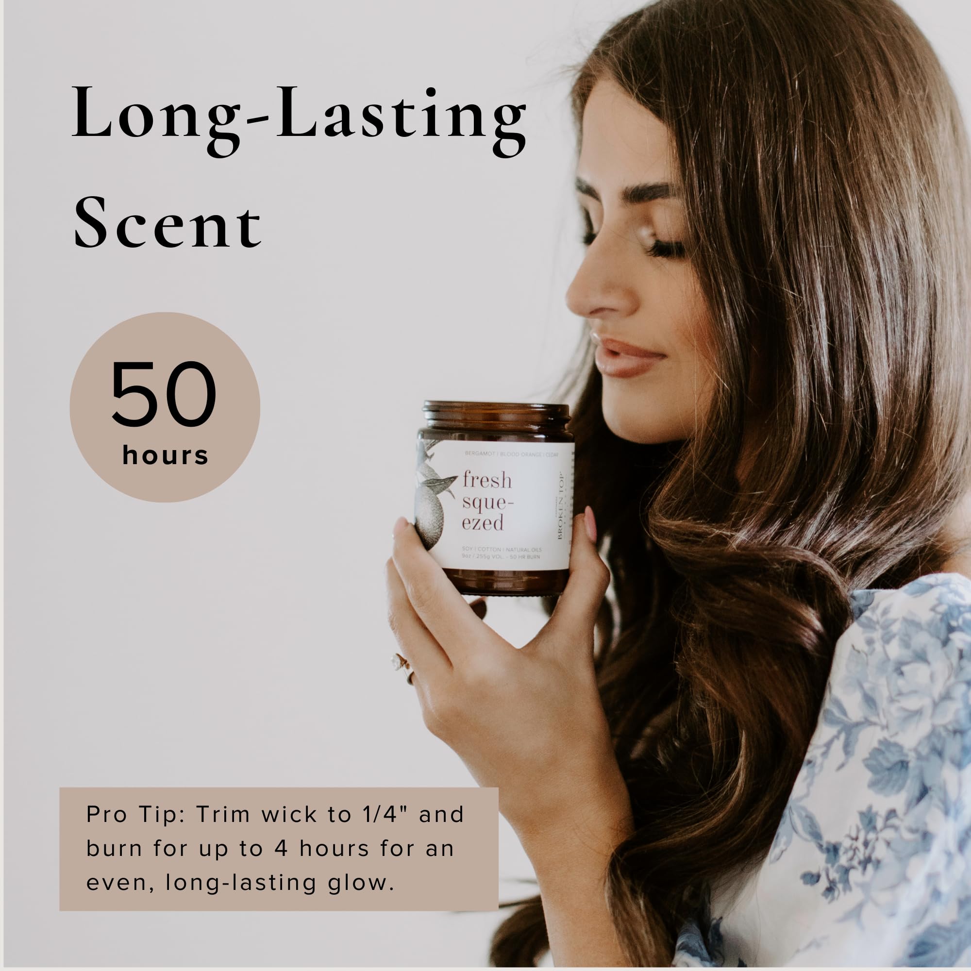 Broken Top Saguaro Cactus Pure Soy Candle | 9 oz. | Agave, Aloe & Moss. 50-Hour Burn Time. Natural Cotton Wick, Vegan, No Parabens, No Phthalates