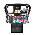 TOPDesign Universal Baby Stroller Organizer, Stroller Caddy with Detachable Mesh Bag & Heightened Insulated Cup Holders & Non-Slip Secure Hooks Accessories, Fits Most Strollers (Checkerboard)